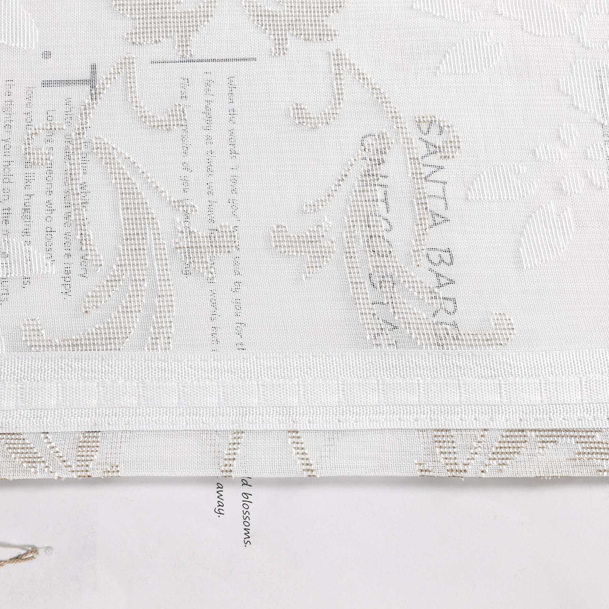 Vorhang mit Kräuselband Voile Gardine Ausbrenner Fensterschal Transparent Schlafzimmer Wohnzimmer 1 Stück - Joyswahl