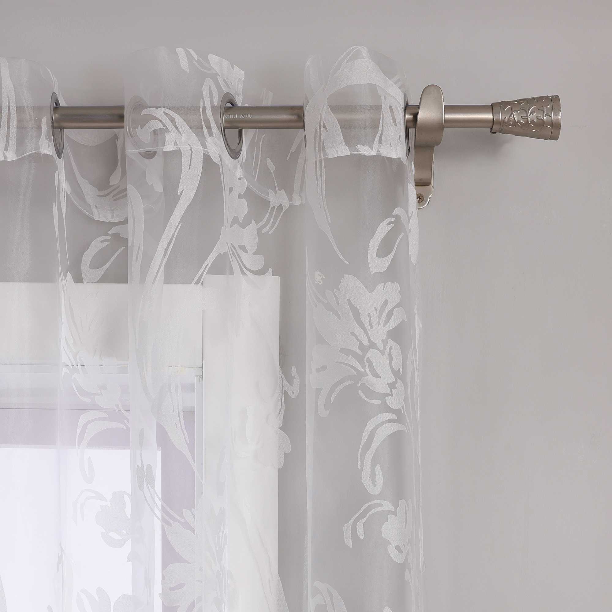 Vorhang mit Blumenmuster transparent Wohnzimmer Schlafzimmer  1 stück - Joyswahl