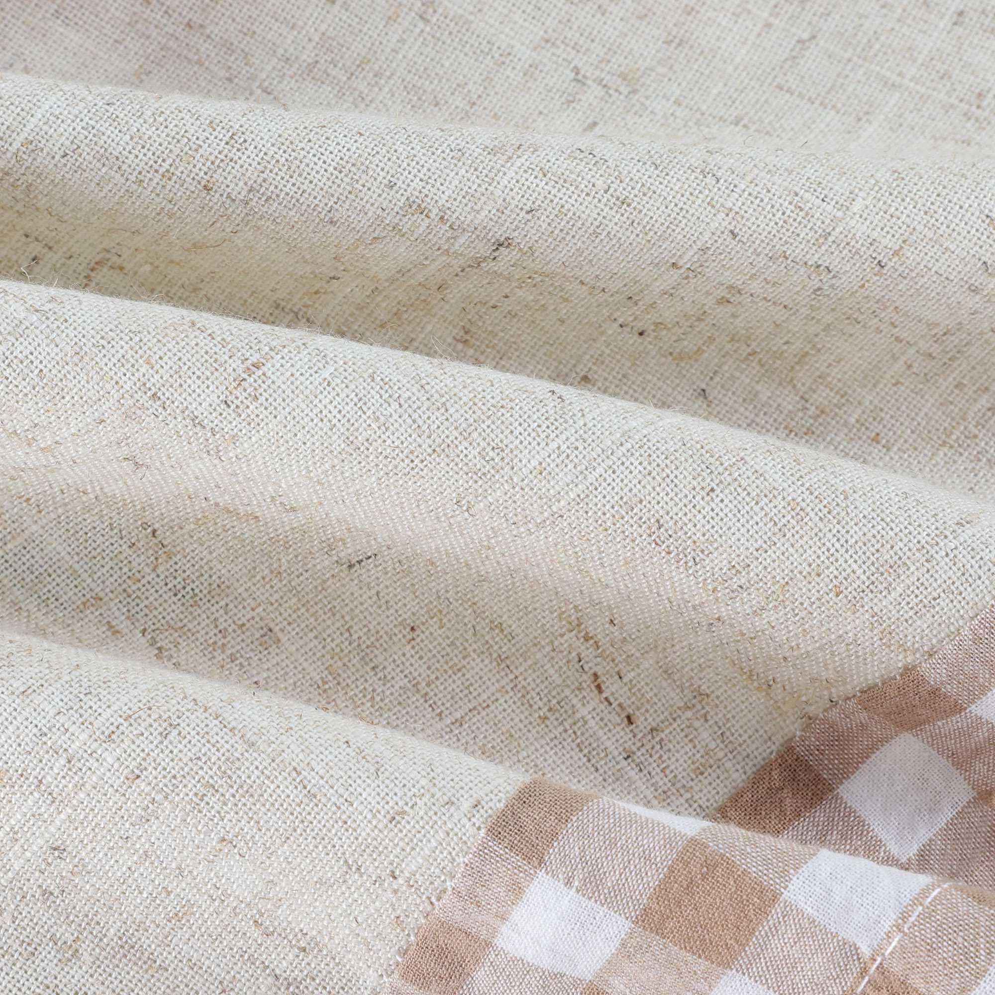 Landhausstil Scheibengardine mit Karomuster - Joyswahl