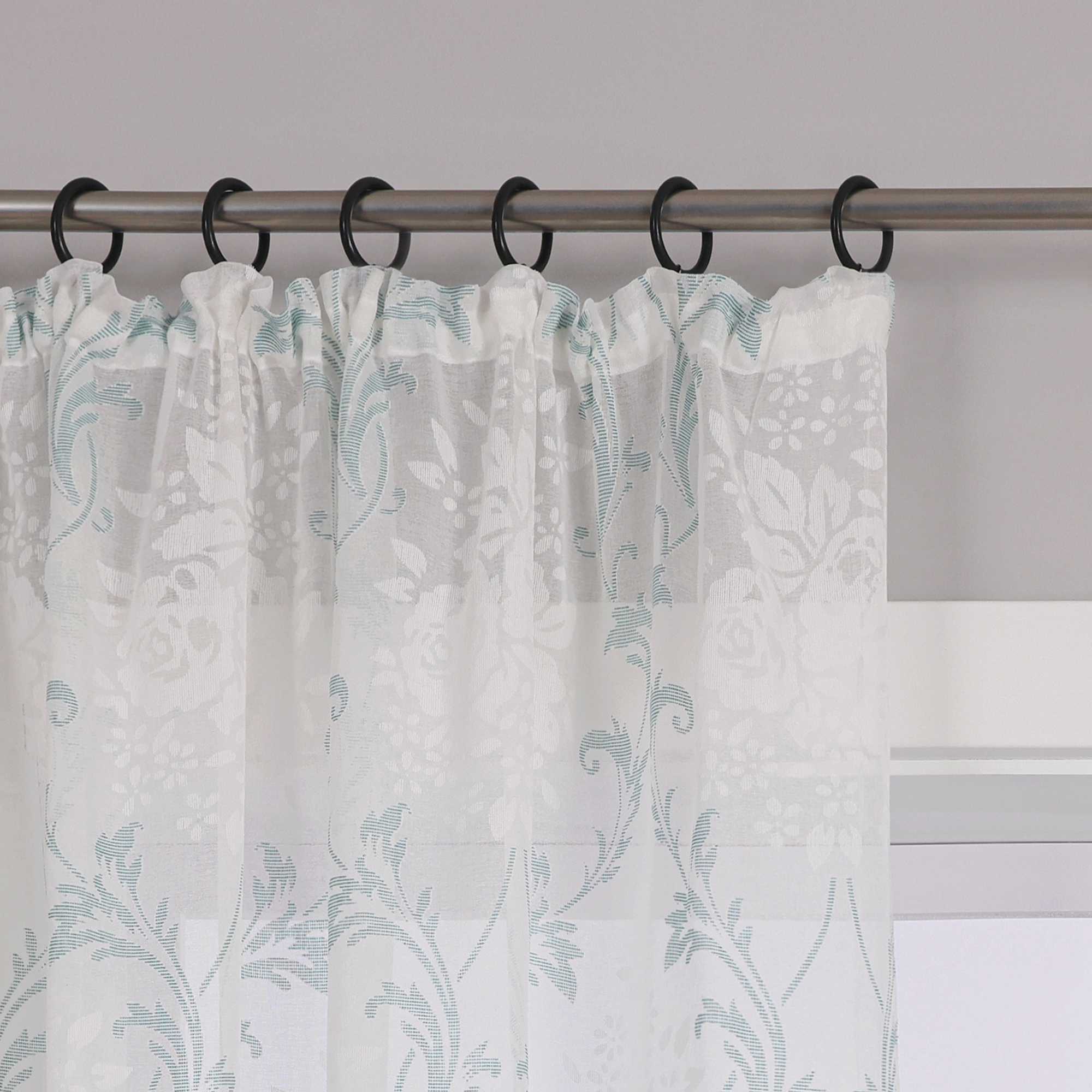 Vorhang mit Kräuselband Voile Gardine Ausbrenner Fensterschal Transparent Schlafzimmer Wohnzimmer 1 Stück - Joyswahl